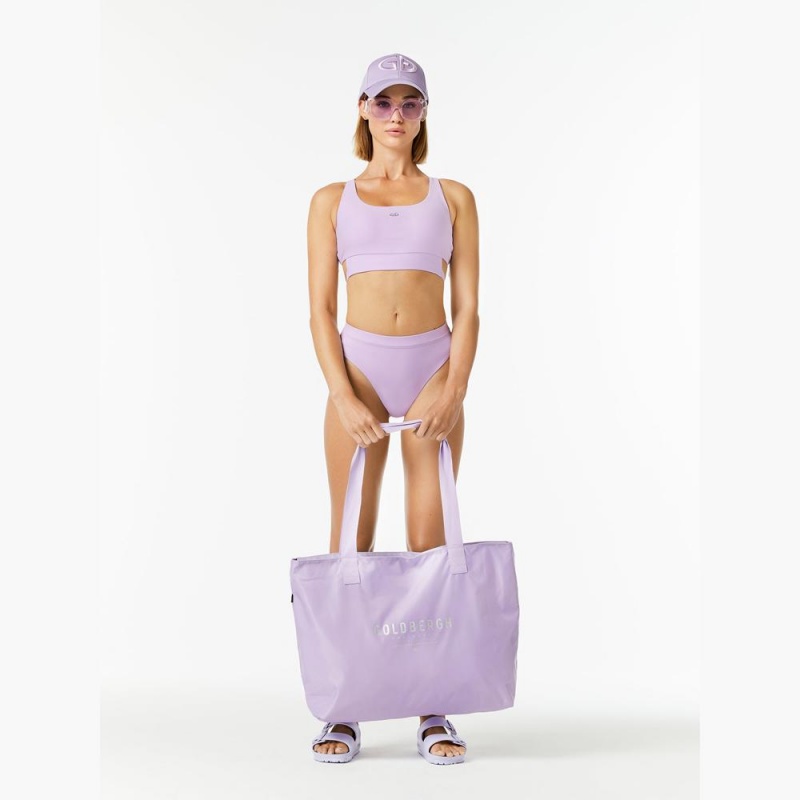 Maillots De Bain Goldbergh ATLANTIC swim bra Violette | NF7826143