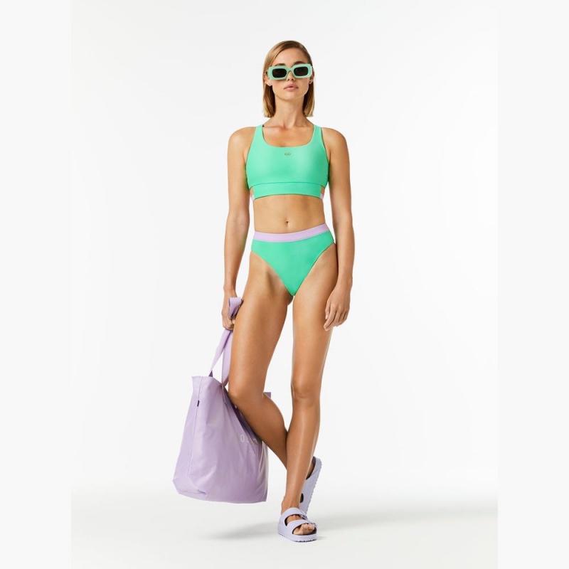 Maillots De Bain Goldbergh ATLANTIC swim bra Vert | BD3214875