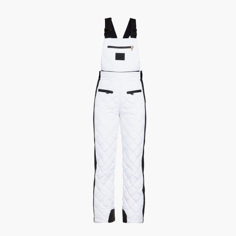 Pantalon Ski Goldbergh AGNES ski salopette Blanche | PJ9340265