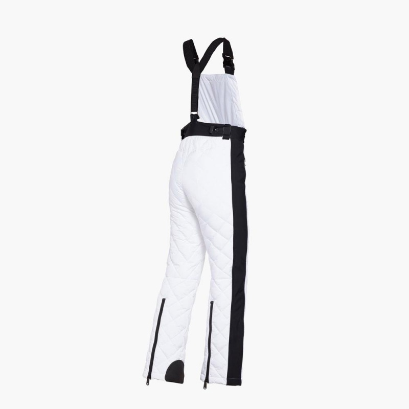 Pantalon Ski Goldbergh AGNES ski salopette Blanche | PJ9340265