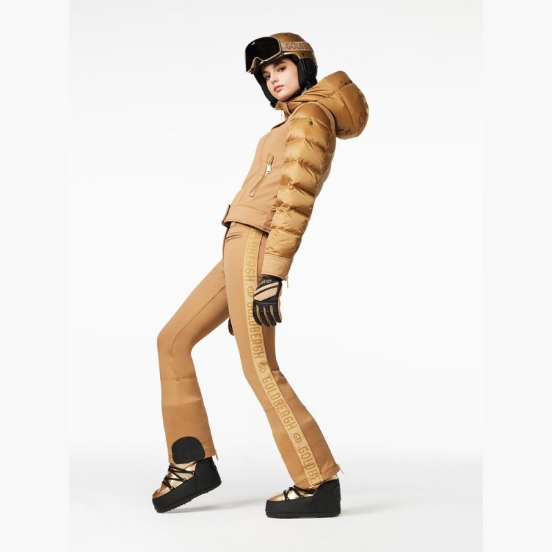 Pantalon Ski Goldbergh GOLDEN EDGE Marron | FI1362578
