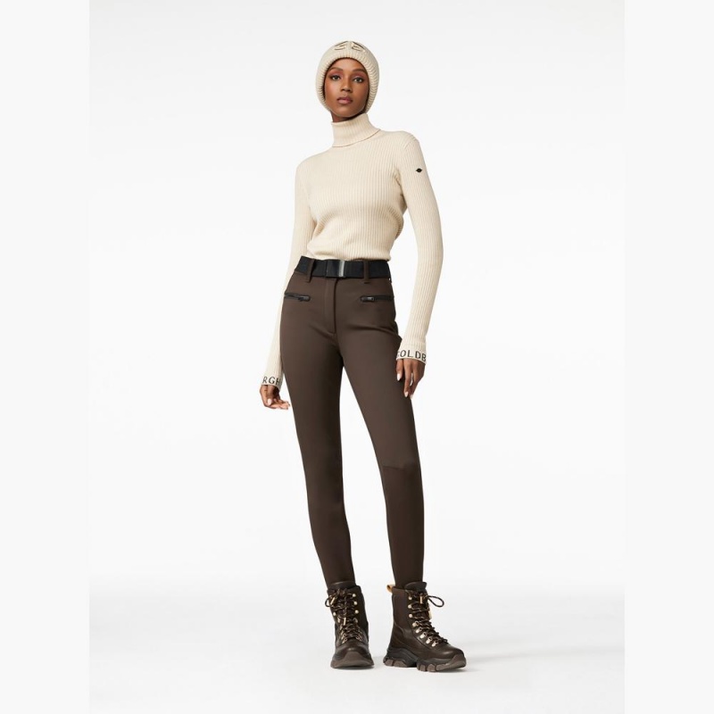 Pantalon Ski Goldbergh PARIS Marron Foncé | TP9531260