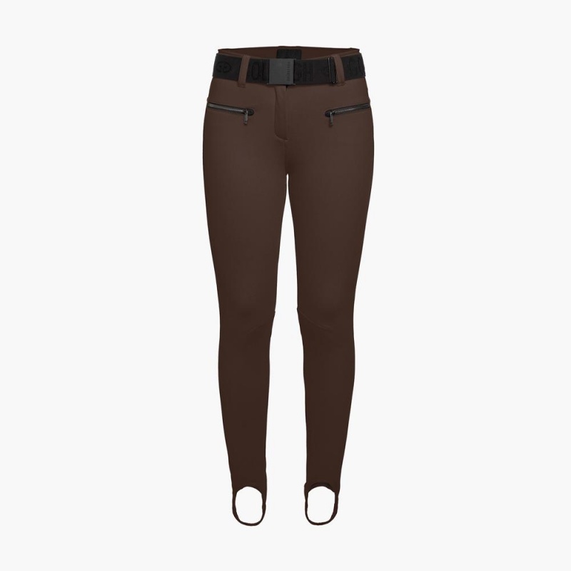 Pantalon Ski Goldbergh PARIS long Marron Foncé | AD5896301