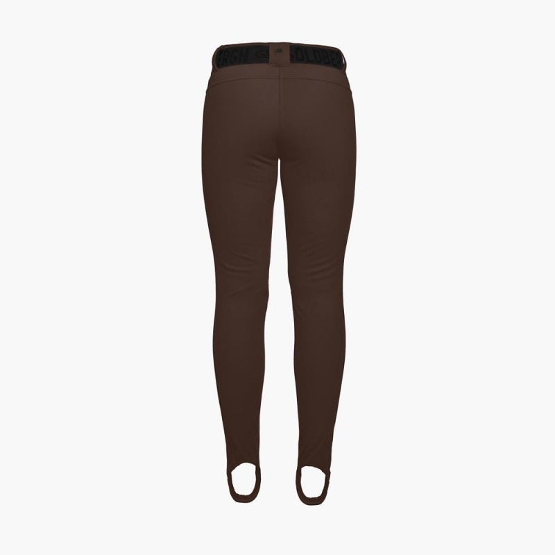 Pantalon Ski Goldbergh PARIS long Marron Foncé | AD5896301