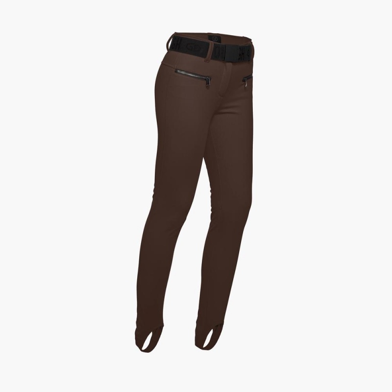Pantalon Ski Goldbergh PARIS long Marron Foncé | AD5896301
