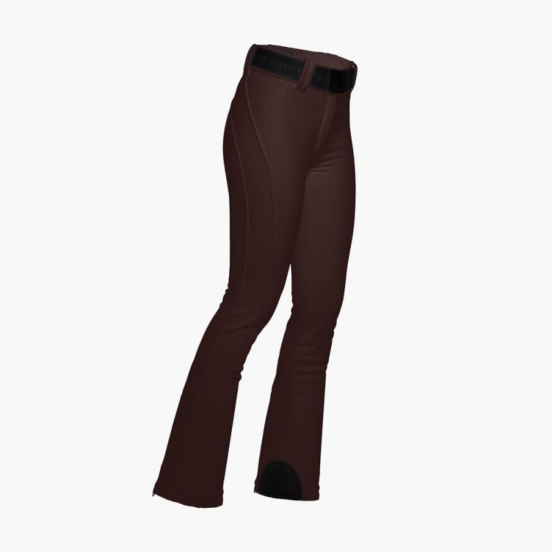 Pantalon Ski Goldbergh PIPPA Marron Foncé | JU9247183