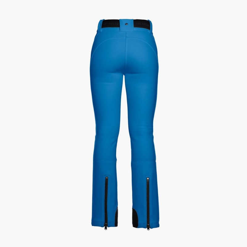 Pantalon Ski Goldbergh PIPPA long Bleu | YW9182670