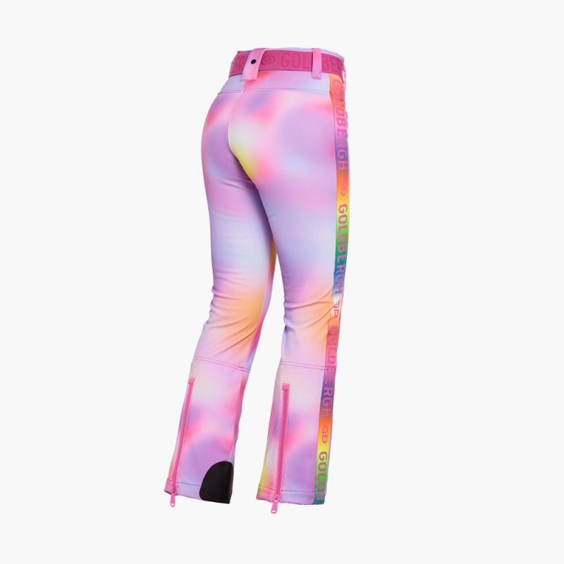 Pantalon Ski Goldbergh SUPERNOVA Rose Violette | YQ4182657