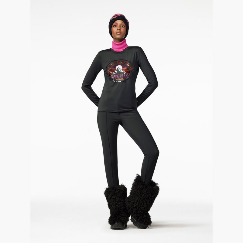 Pantalon Ski Goldbergh VINTAGE Noir | QC8045379