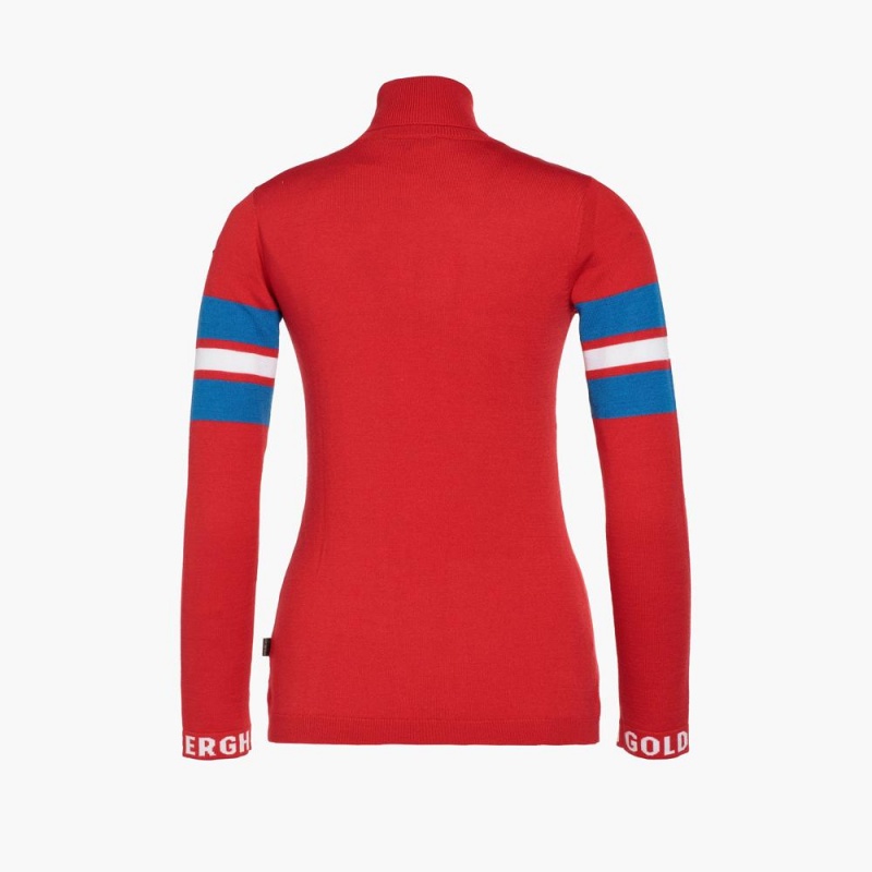 Pull Goldbergh BISCUIT long sleeve knit Rouge | ZX2356041