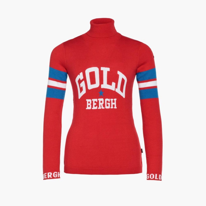 Pull Goldbergh BISCUIT long sleeve knit Rouge | ZX2356041