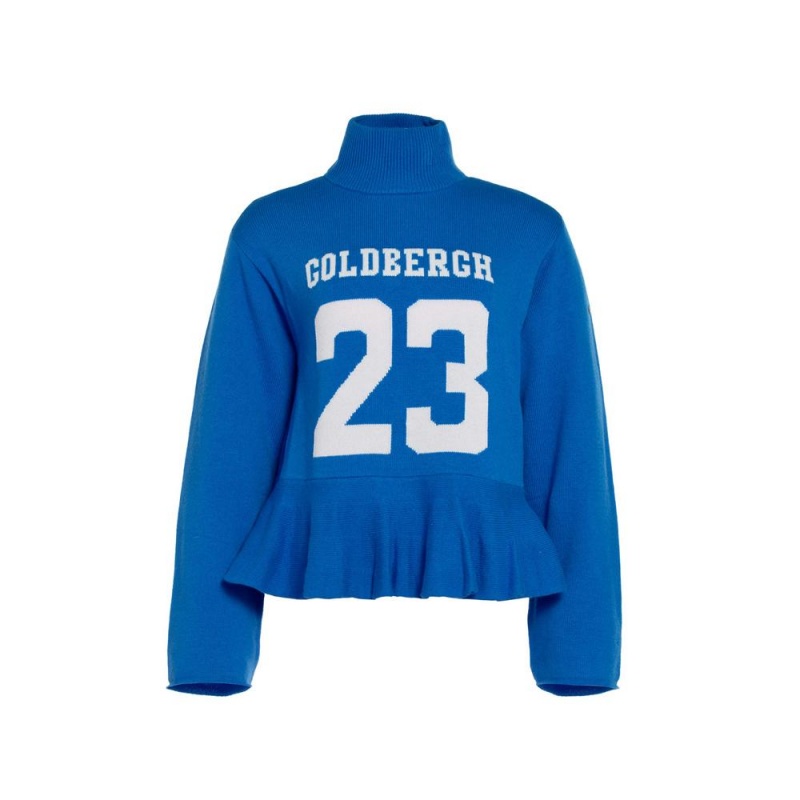 Pull Goldbergh DANGLE long sleeve knit Bleu | UW8479021