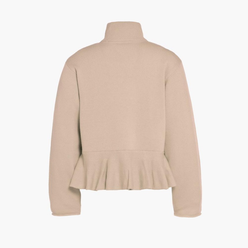 Pull Goldbergh DANGLE long sleeve knit Beige | WV8364209