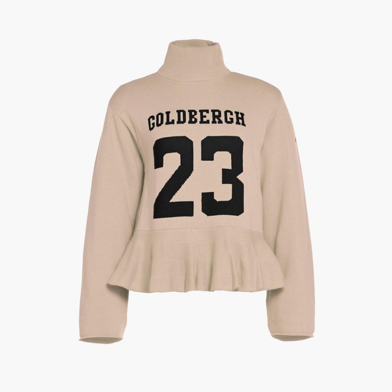 Pull Goldbergh DANGLE long sleeve knit Beige | WV8364209