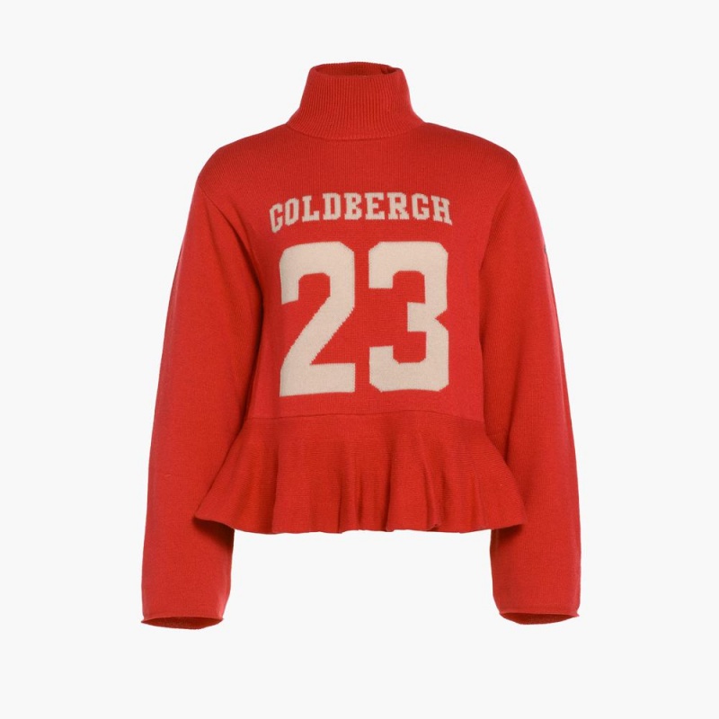 Pull Goldbergh DANGLE long sleeve knit Orange | IR9740682