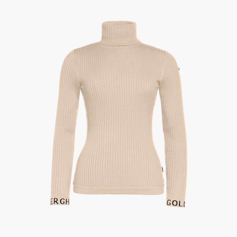 Pull Goldbergh MIRA long sleeve knit Beige | YN3591248