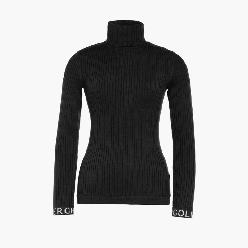 Pull Goldbergh MIRA long sleeve knit Noir | DR2504798