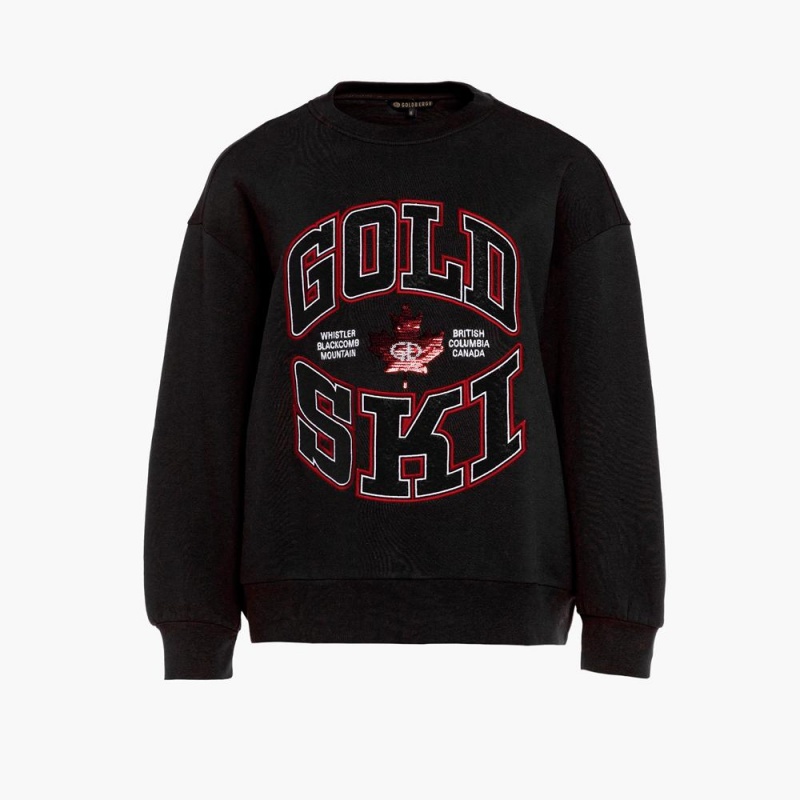 Pull Goldbergh RINK crew neck Noir | HS2798431