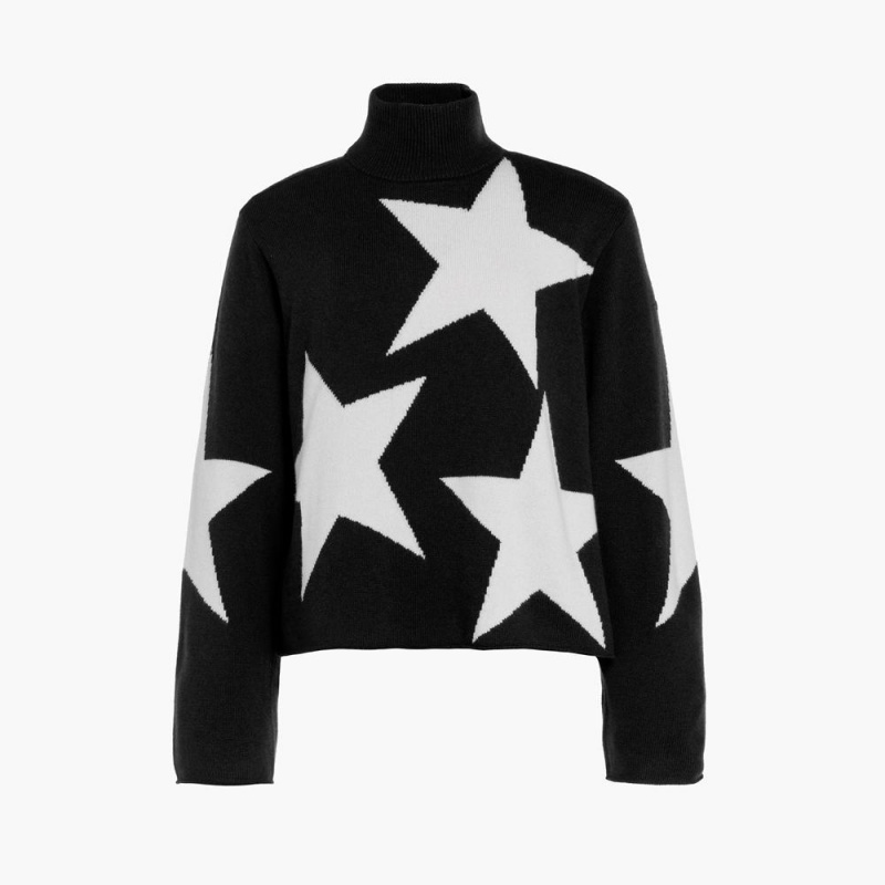 Pull Goldbergh RISING STAR long sleeve knit Noir | MU6237985