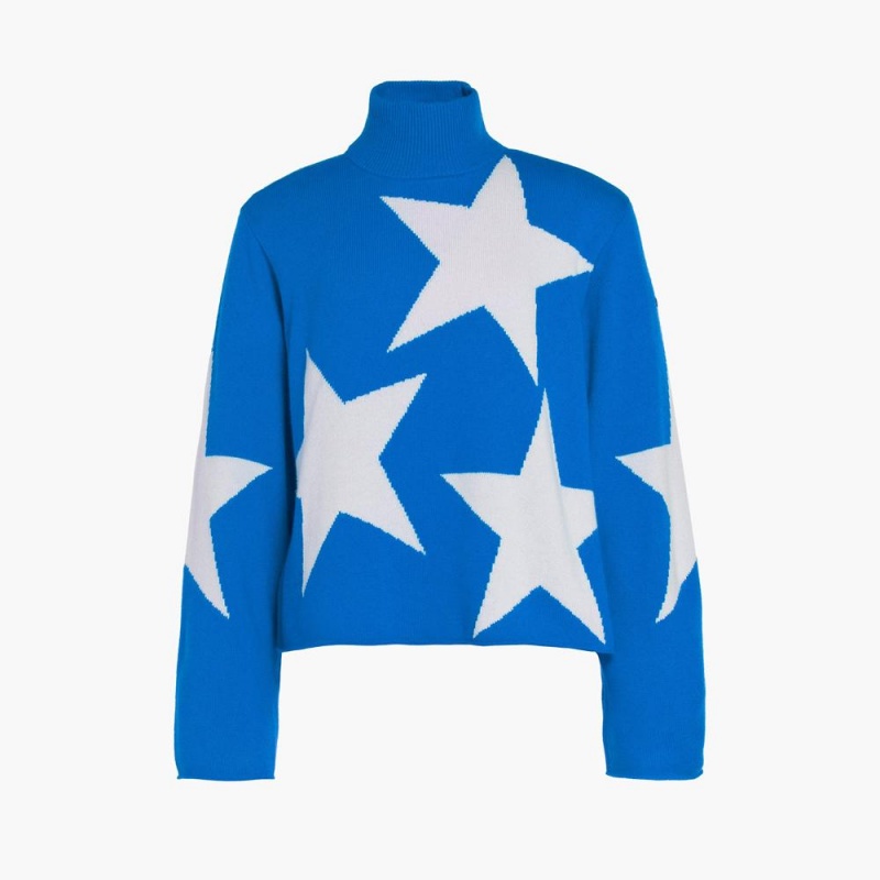 Pull Goldbergh RISING STAR long sleeve knit Bleu | PT9736582