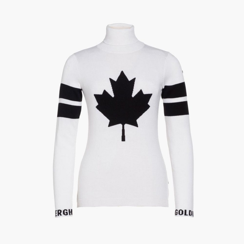 Pull Goldbergh ROCKET long sleeve knit Blanche | TB3291085