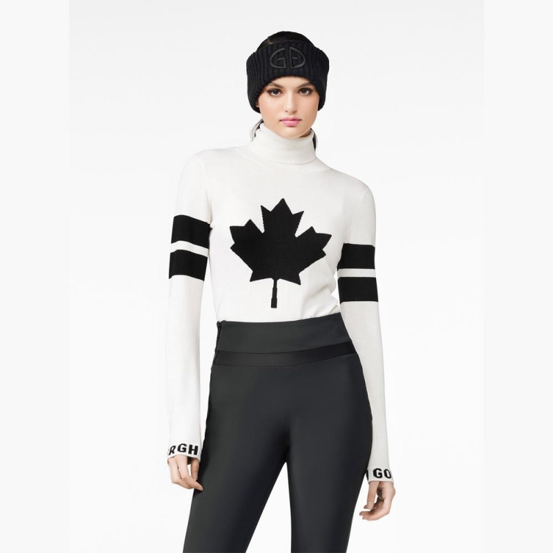 Pull Goldbergh ROCKET long sleeve knit Blanche | TB3291085