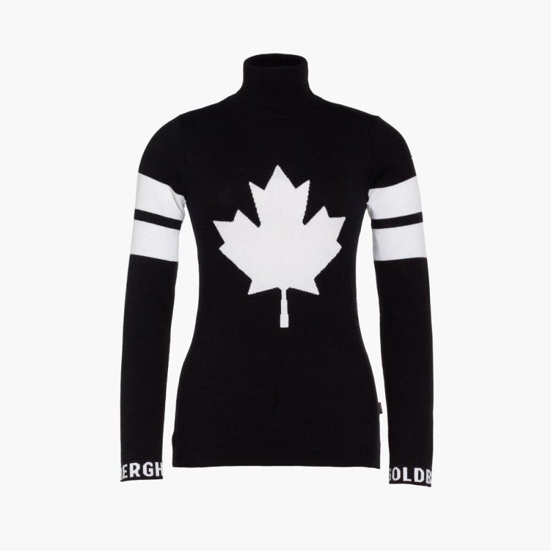 Pull Goldbergh ROCKET long sleeve knit Noir | FJ5834791