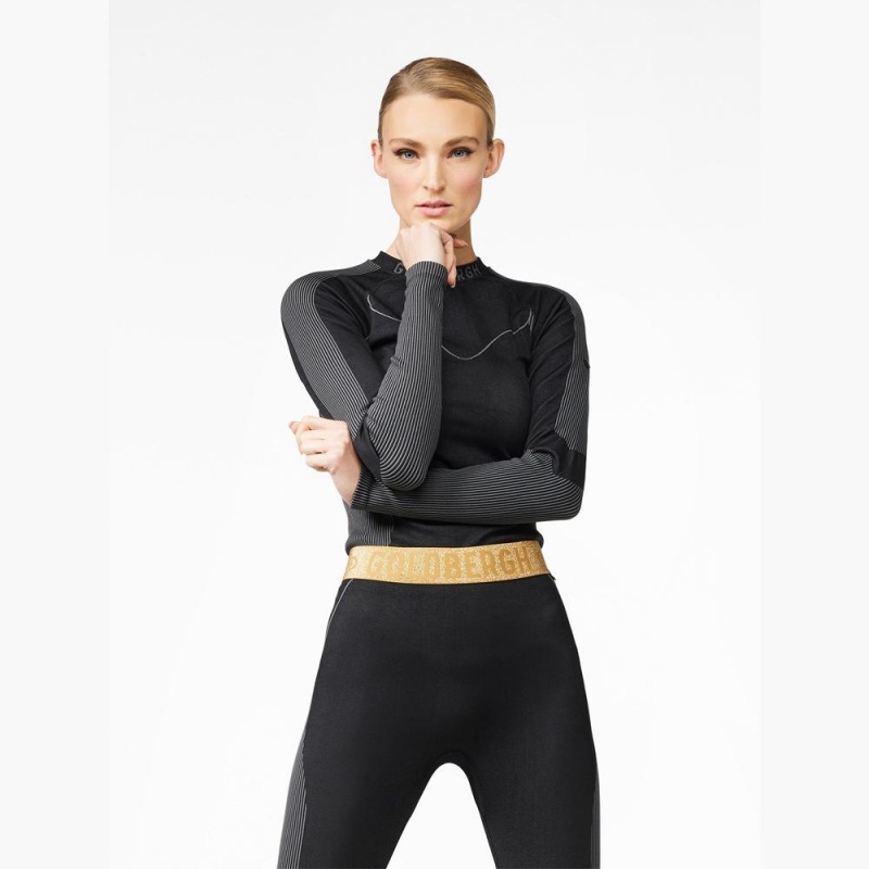 Ski Base Layer Goldbergh FAST baselayer long sleeve Noir | CS4295130