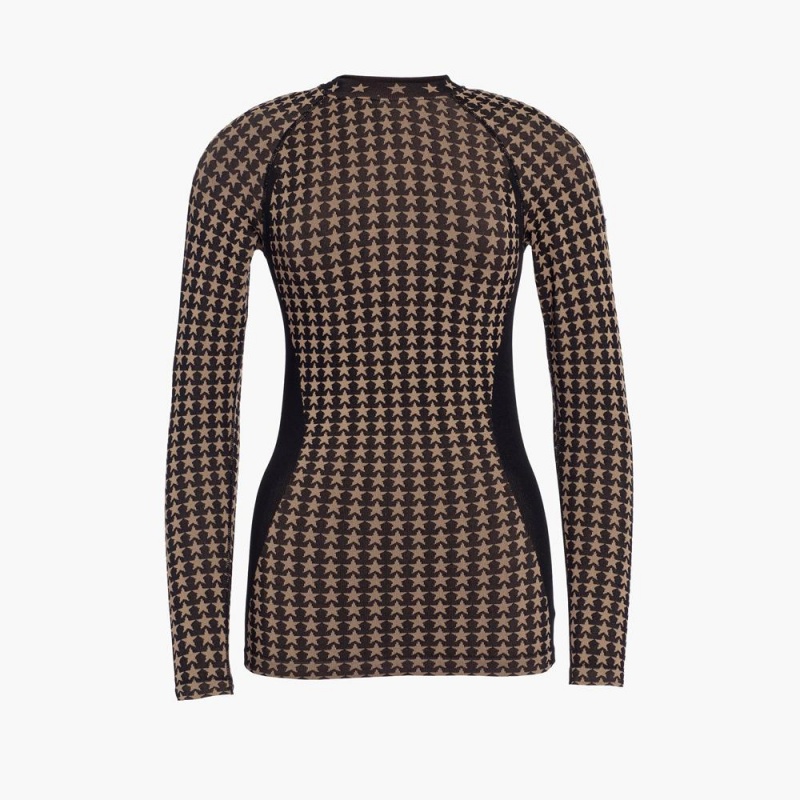 Ski Base Layer Goldbergh STARLET long sleeve Noir | QJ6372481