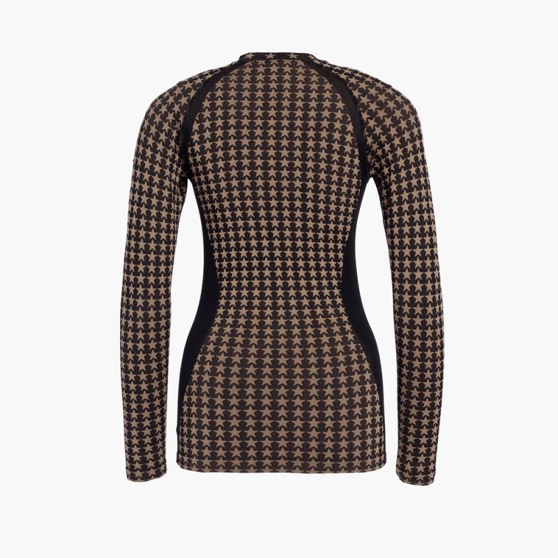 Ski Base Layer Goldbergh STARLET long sleeve Noir | QJ6372481