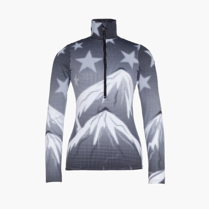 Ski Pully Goldbergh FAMKE Noir Blanche | ZC5492106