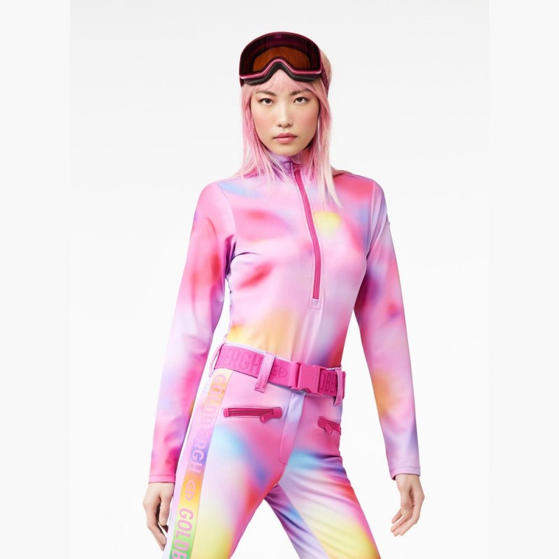 Ski Pully Goldbergh LUNA Rose Violette | UJ9281637