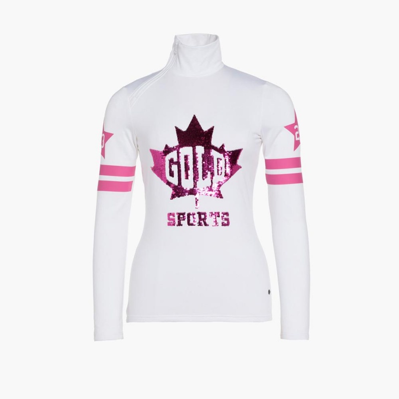 Ski Pully Goldbergh MAPLE LEAF Blanche | QZ1067453