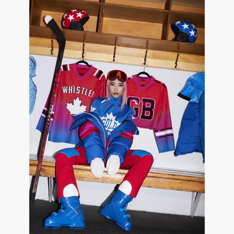 Ski Pully Goldbergh MAPLE LEAF Bleu | RE6417035