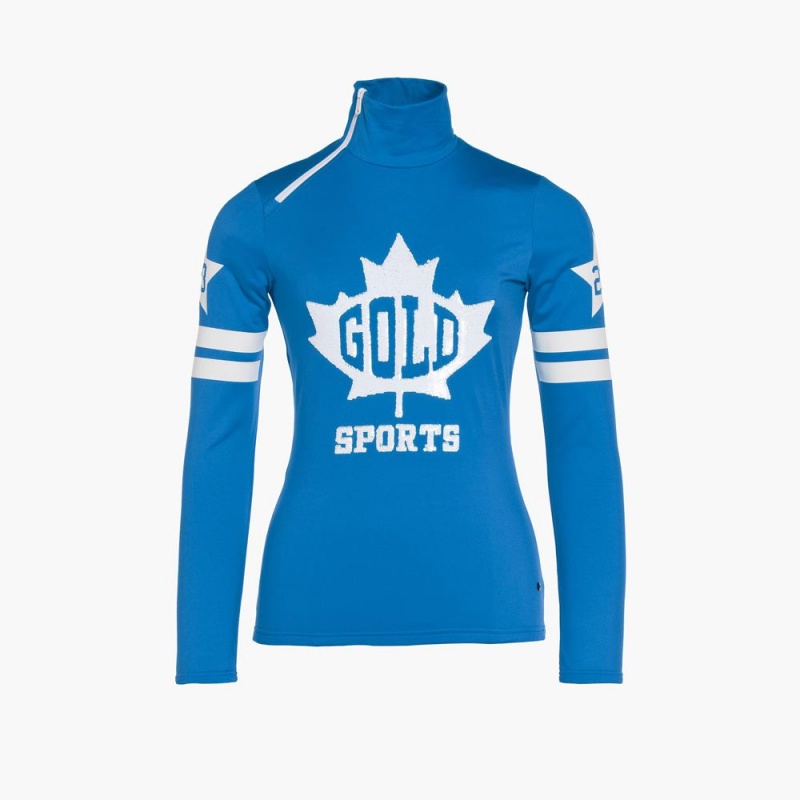 Ski Pully Goldbergh MAPLE LEAF Bleu | RE6417035