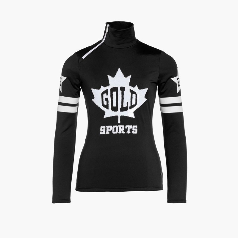 Ski Pully Goldbergh MAPLE LEAF Noir | JZ6942081