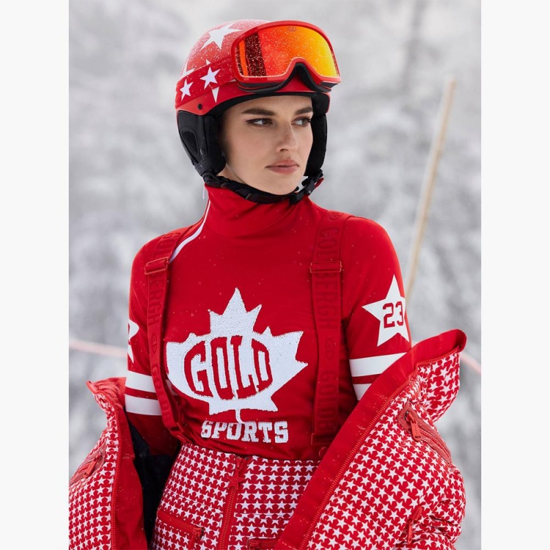 Ski Pully Goldbergh MAPLE LEAF Rouge | HP8570123