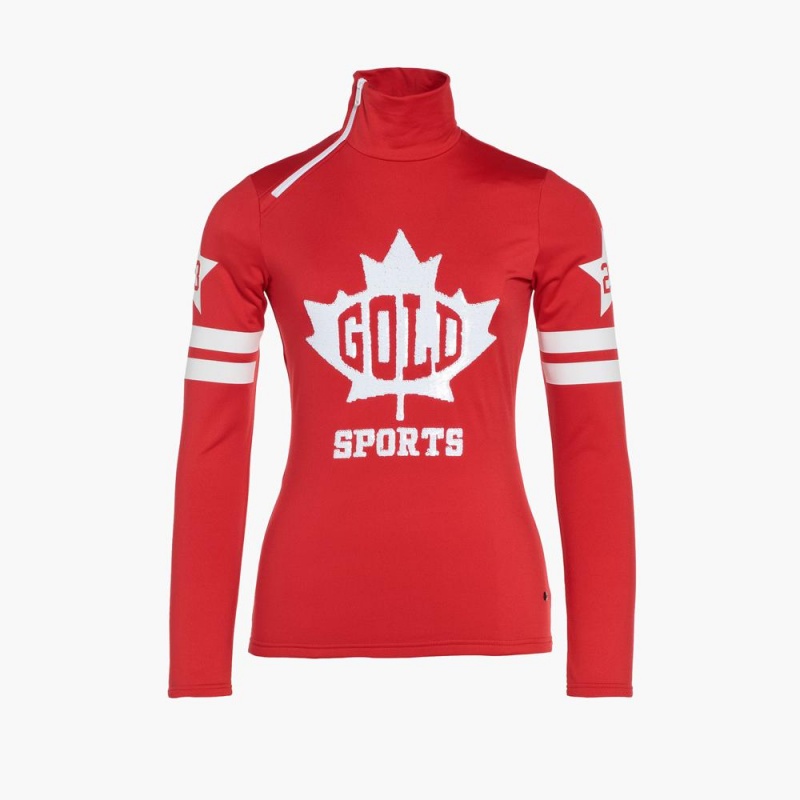 Ski Pully Goldbergh MAPLE LEAF Rouge | HP8570123