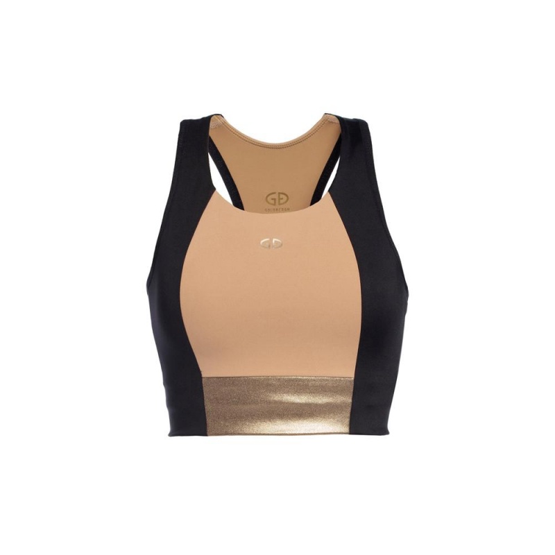 Soutien Gorge Goldbergh Facade Doré | TJ2875460