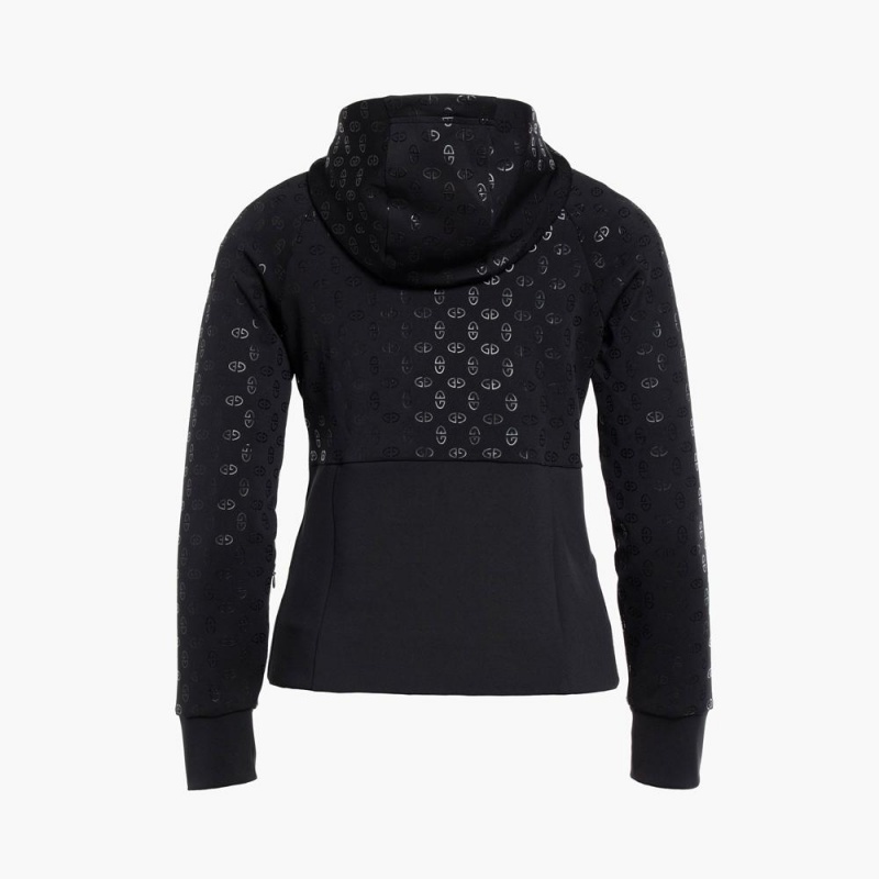 Sweat a Capuche Goldbergh AMBRA full zip hooded cardigan Noir | YQ7418560