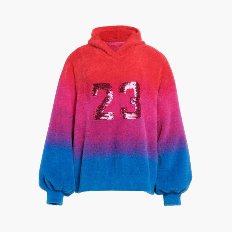 Sweat a Capuche Goldbergh DESIRE hooded knit Rouge | EM2690174