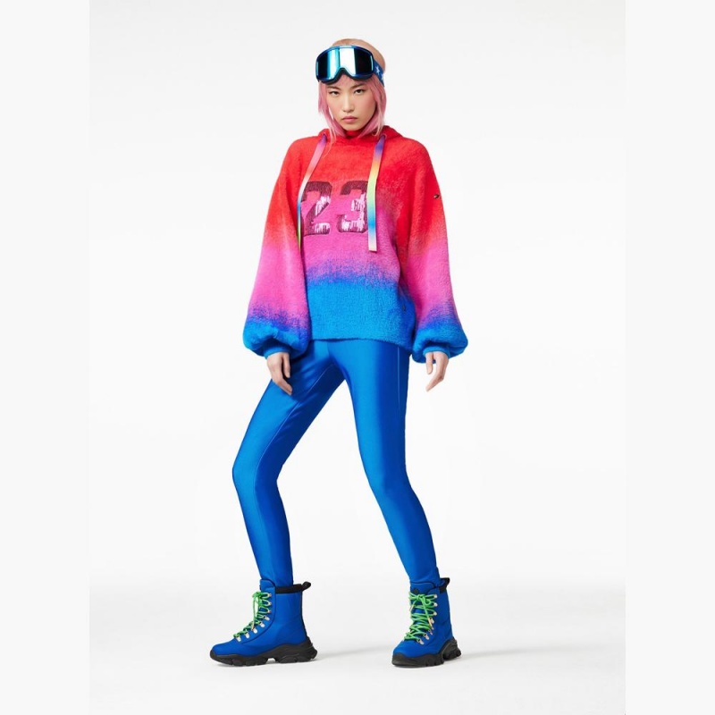 Sweat a Capuche Goldbergh DESIRE hooded knit Rouge | EM2690174