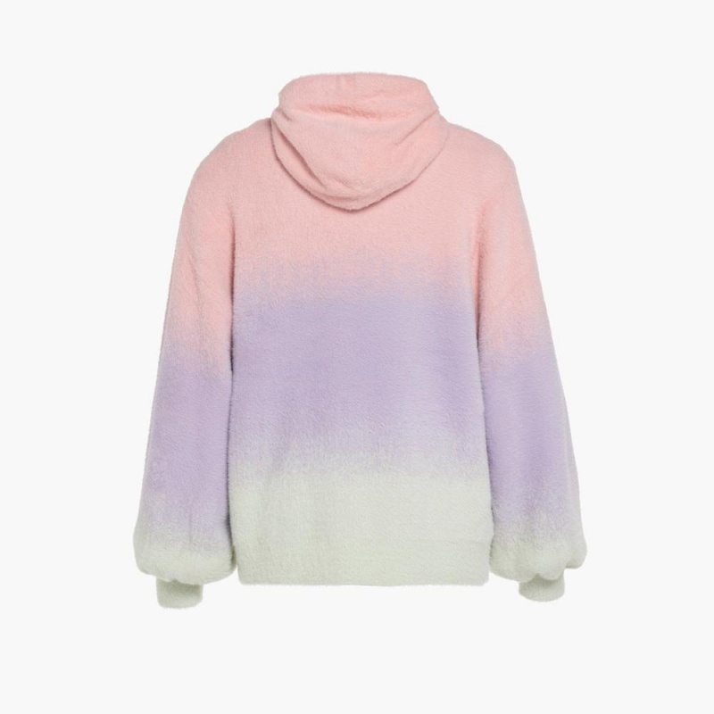 Sweat a Capuche Goldbergh DESIRE hooded knit Pink/Purple | QI9432581