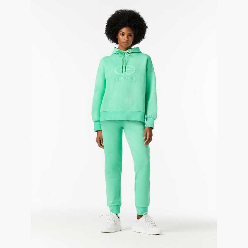 Sweat a Capuche Goldbergh HARVARD Vert | OT2189543