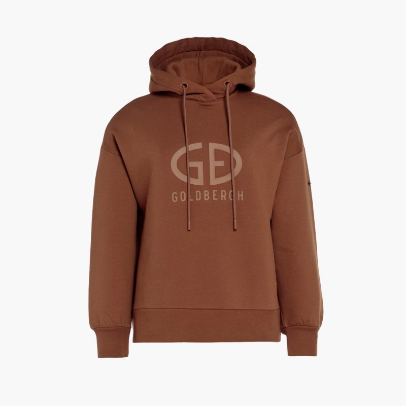 Sweat a Capuche Goldbergh HARVARD hooded sweater Beige | YU2790348
