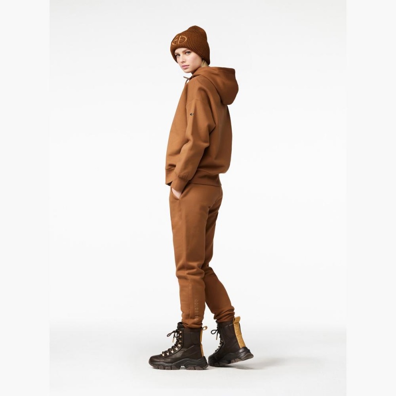 Sweat a Capuche Goldbergh HARVARD hooded sweater Beige | YU2790348