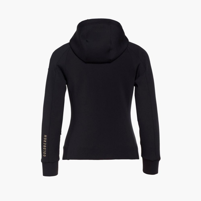 Sweat a Capuche Goldbergh RAY full zip hooded cardigan Noir | ZT9863502