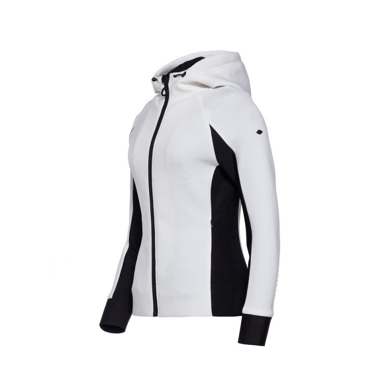 Sweat a Capuche Goldbergh SOFI hooded cardigan Blanche | WD6197352