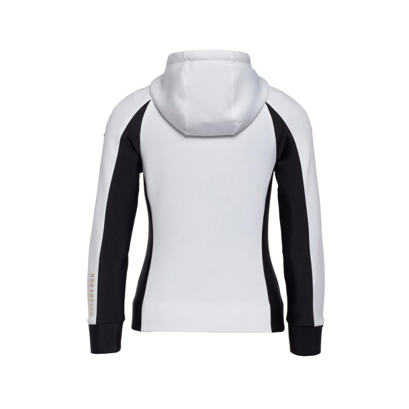 Sweat a Capuche Goldbergh SOFI hooded cardigan Blanche | WD6197352