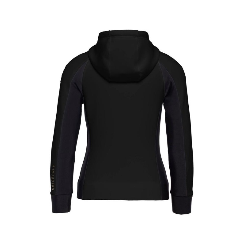 Sweat a Capuche Goldbergh SOFI hooded cardigan Noir | LD5692073
